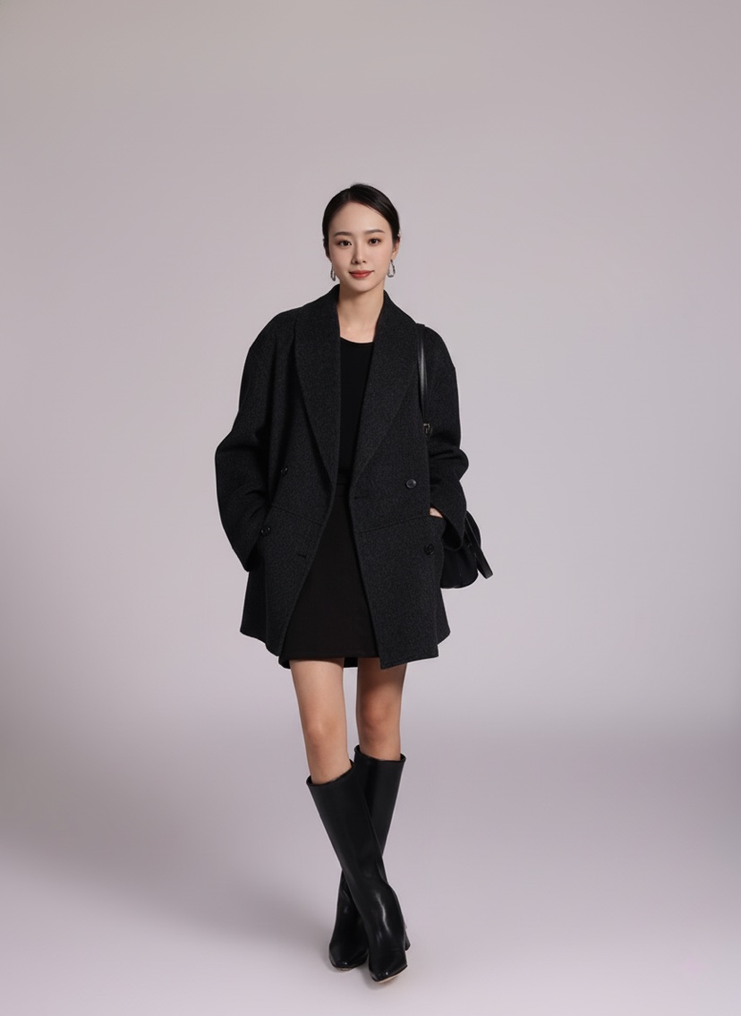 HER韓國代購㊣女士新款真品休閑推薦人氣時尚職業25秋冬夾克HANNA21夾克