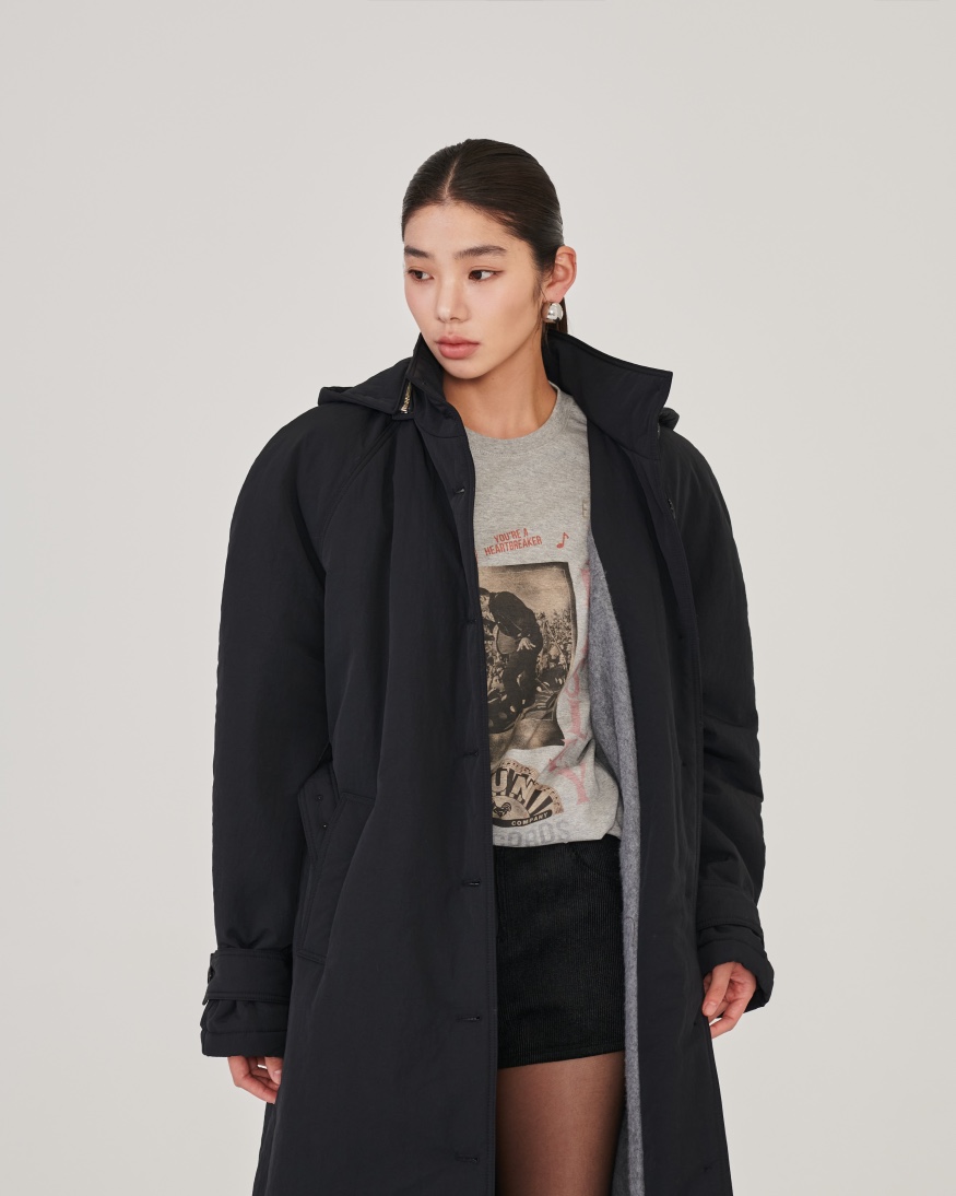 STAGE東大門㊣實拍女士新款推薦休閑熱賣時尚職業人氣長款棉服STAGE長款棉服