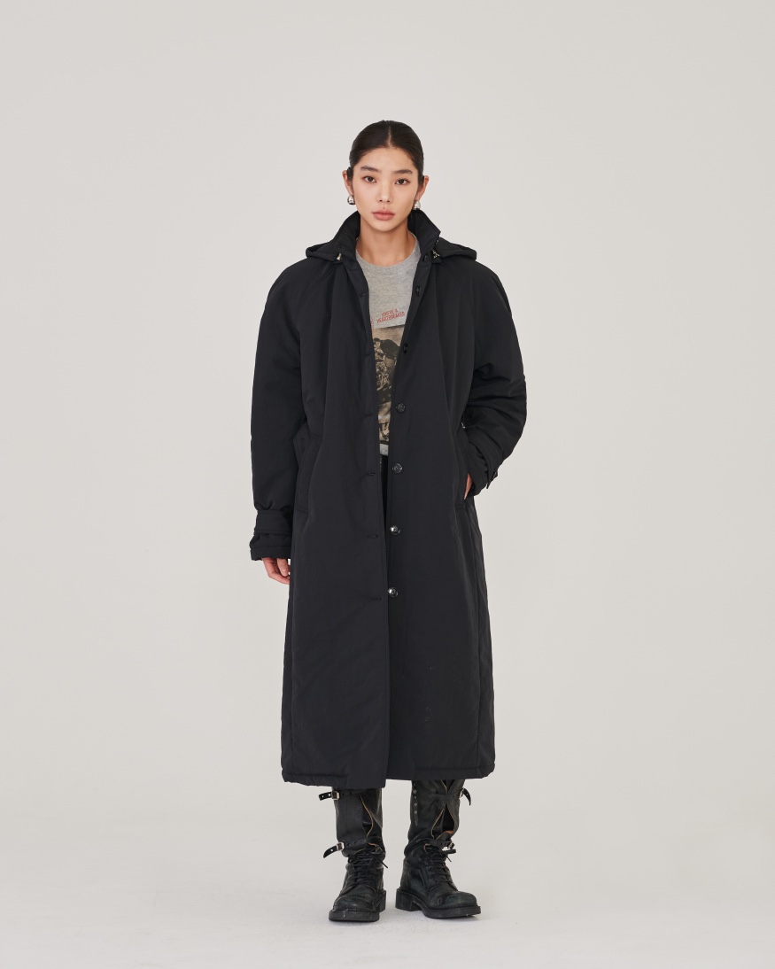 STAGE東大門㊣實拍女士新款推薦休閑熱賣時尚職業人氣長款棉服STAGE長款棉服