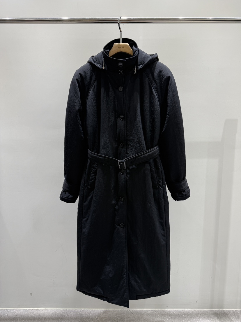 STAGE東大門㊣實拍女士新款推薦休閑熱賣時尚職業人氣長款棉服STAGE長款棉服圖色2