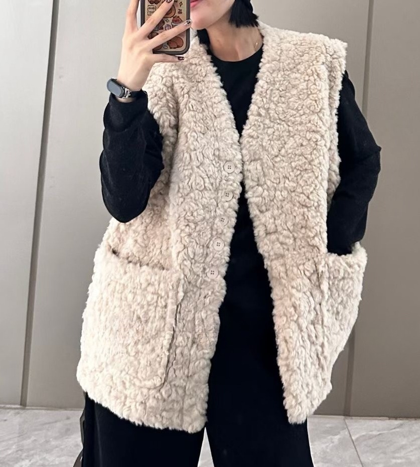 OLA韓國代購㊣女士新款25秋冬人氣熱賣職業真品休閑推薦馬甲mellor/OLA馬甲