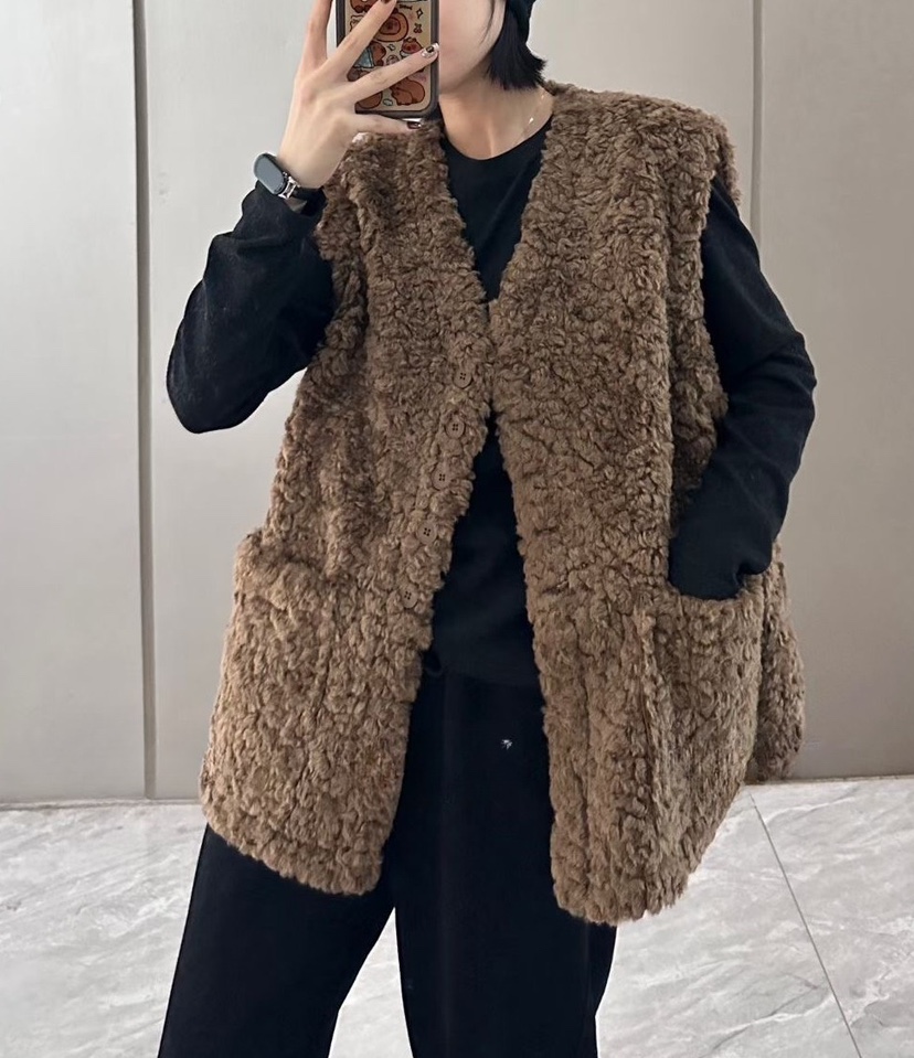 OLA韓國代購㊣女士新款25秋冬人氣熱賣職業真品休閑推薦馬甲mellor/OLA馬甲