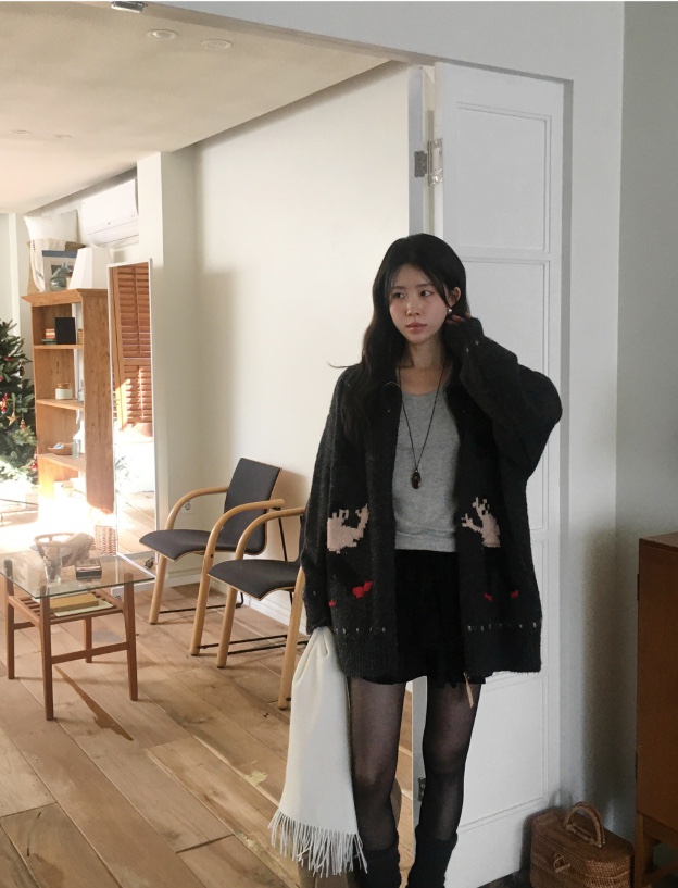 KSUBI韓國直郵㊣女裝新品休閑25秋冬時尚人氣推薦針織衫拉鏈KSUBI針織衫