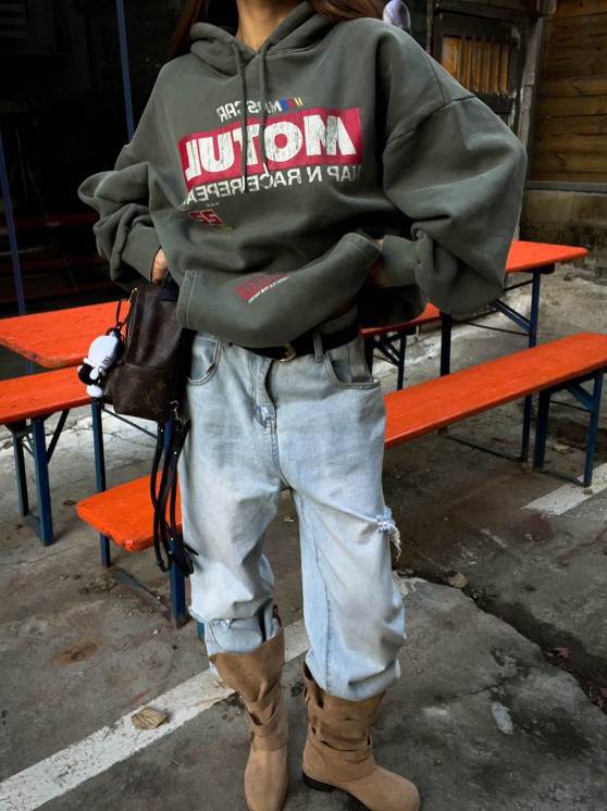 KSUBI韓國直郵㊣女士新品人氣25秋冬熱賣休閑時尚真品職業衛衣KSUBI衛衣