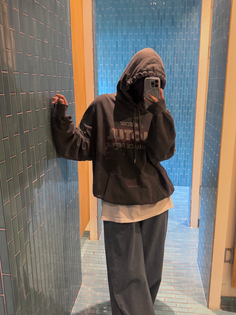 KSUBI韓國直郵㊣女士新品人氣25秋冬熱賣休閑時尚真品職業衛衣KSUBI衛衣圖色2