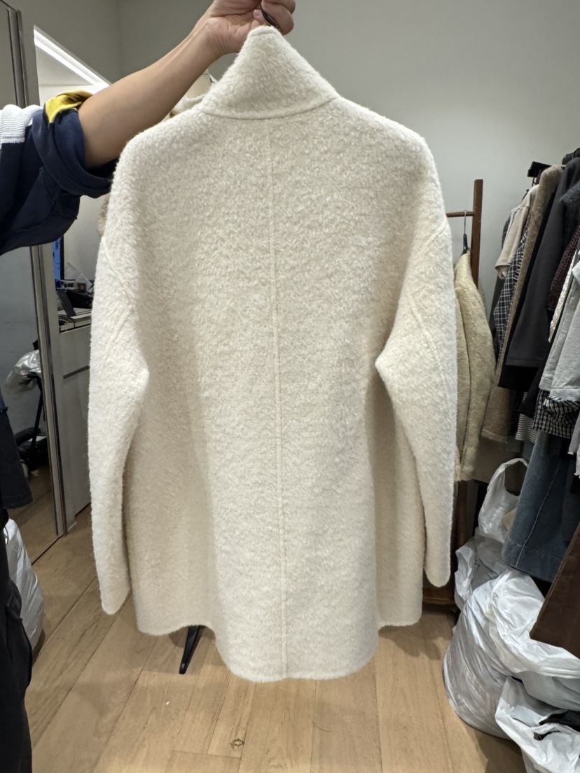 BIEN GARDER韓國代購㊣女裝新品熱賣時尚休閑職業短款大衣BIEN GARDER短款大衣