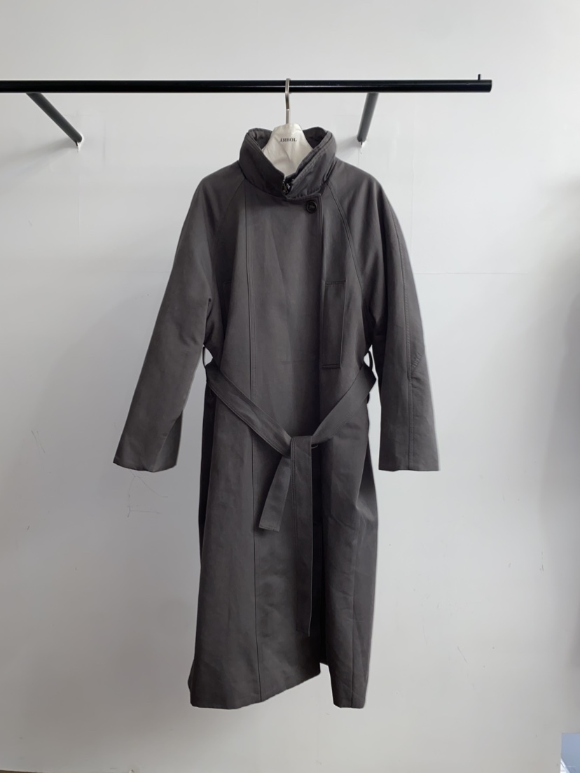 ARBOL韓國代購㊣女士新品25秋冬真品人氣時尚職業休閑長款風衣ARBOL長款風衣圖色2