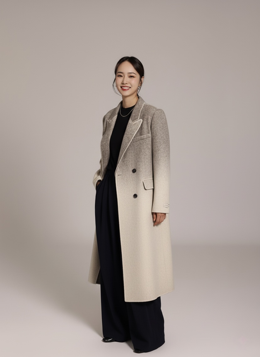 HER韓國代購㊣女裝新品真品熱賣25秋冬推薦時尚人氣中長款大衣HANNA21中長款大衣