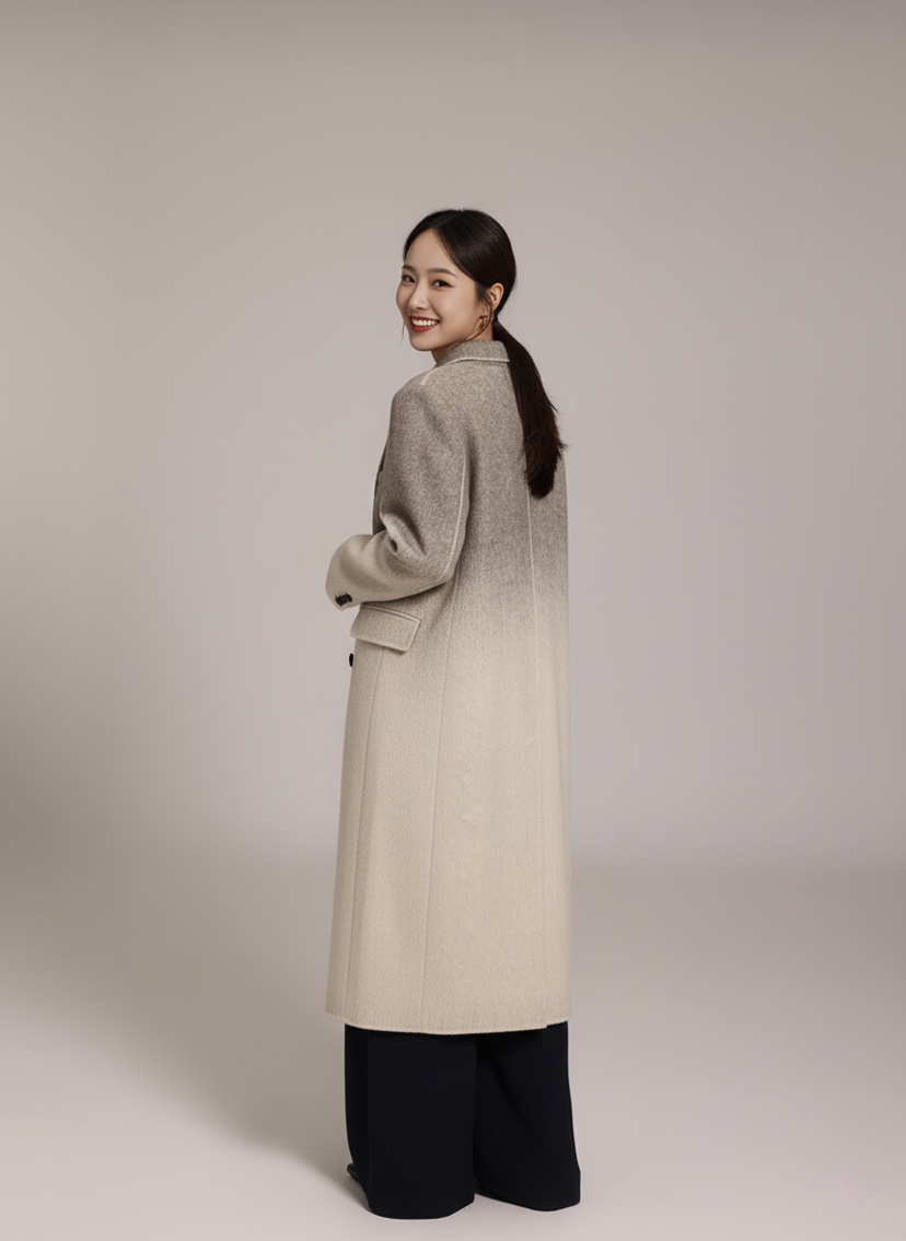 HER韓國代購㊣女裝新品真品熱賣25秋冬推薦時尚人氣中長款大衣HANNA21中長款大衣