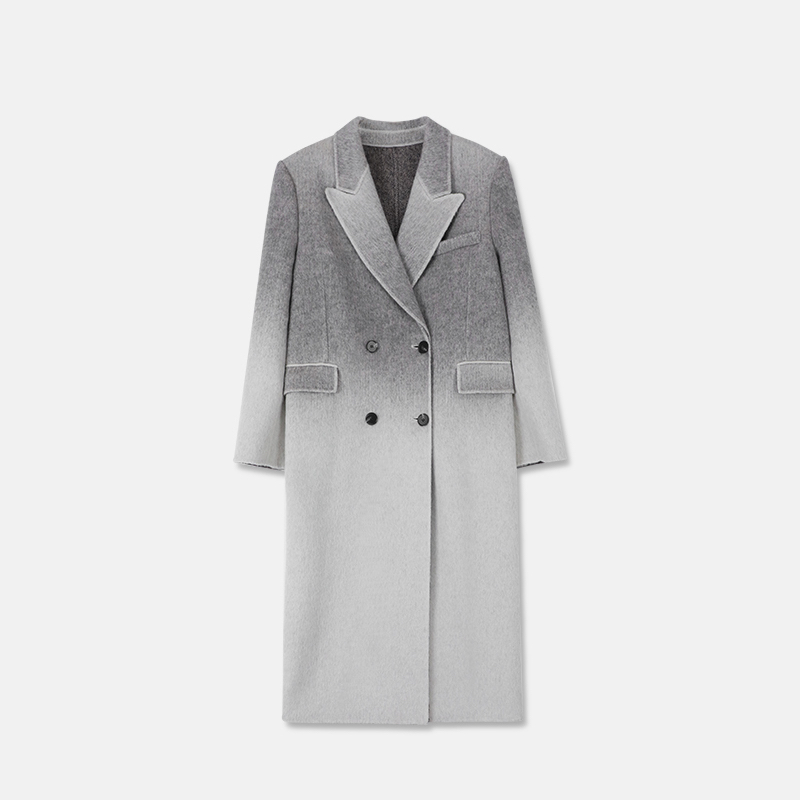 HER韓國代購㊣女裝新品真品熱賣25秋冬推薦時尚人氣中長款大衣HANNA21中長款大衣圖色1