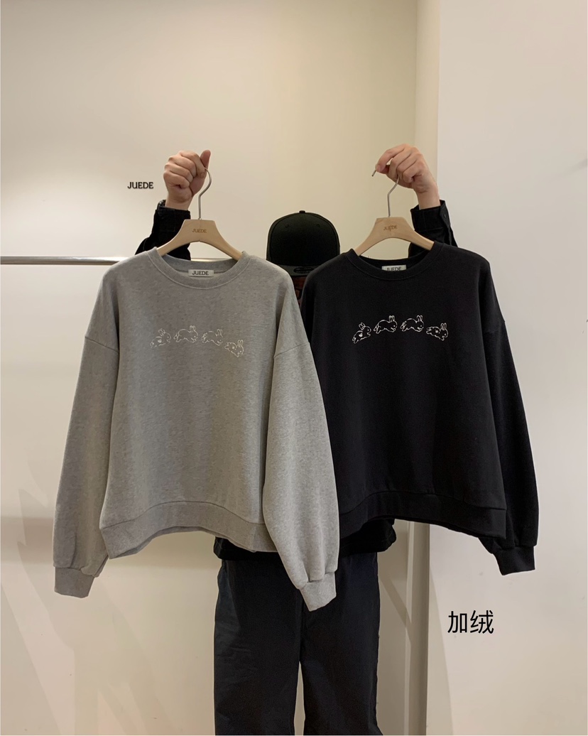 JUEDE東大門㊣實拍女士新款真品衛衣兔子JUEDE衛衣