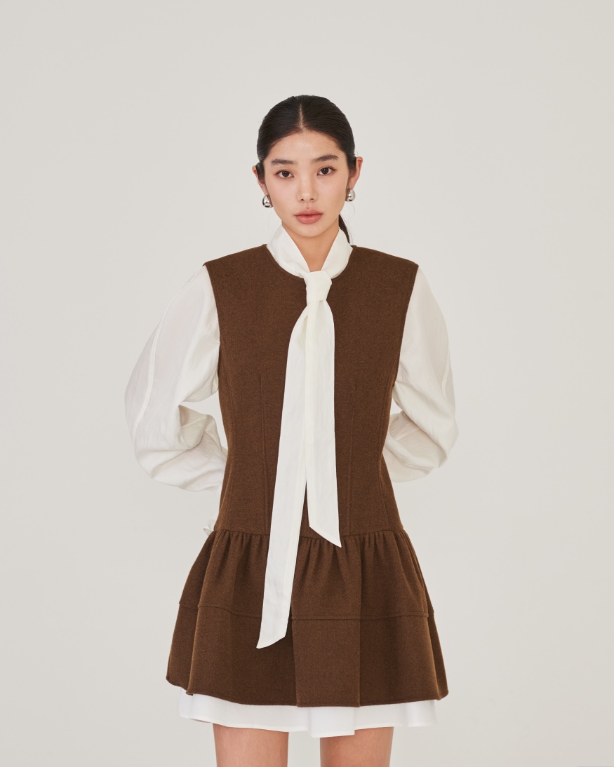 STAGE韓國代購㊣女士新款職業時尚休閑熱賣真品人氣25秋冬連衣裙STAGE連衣裙