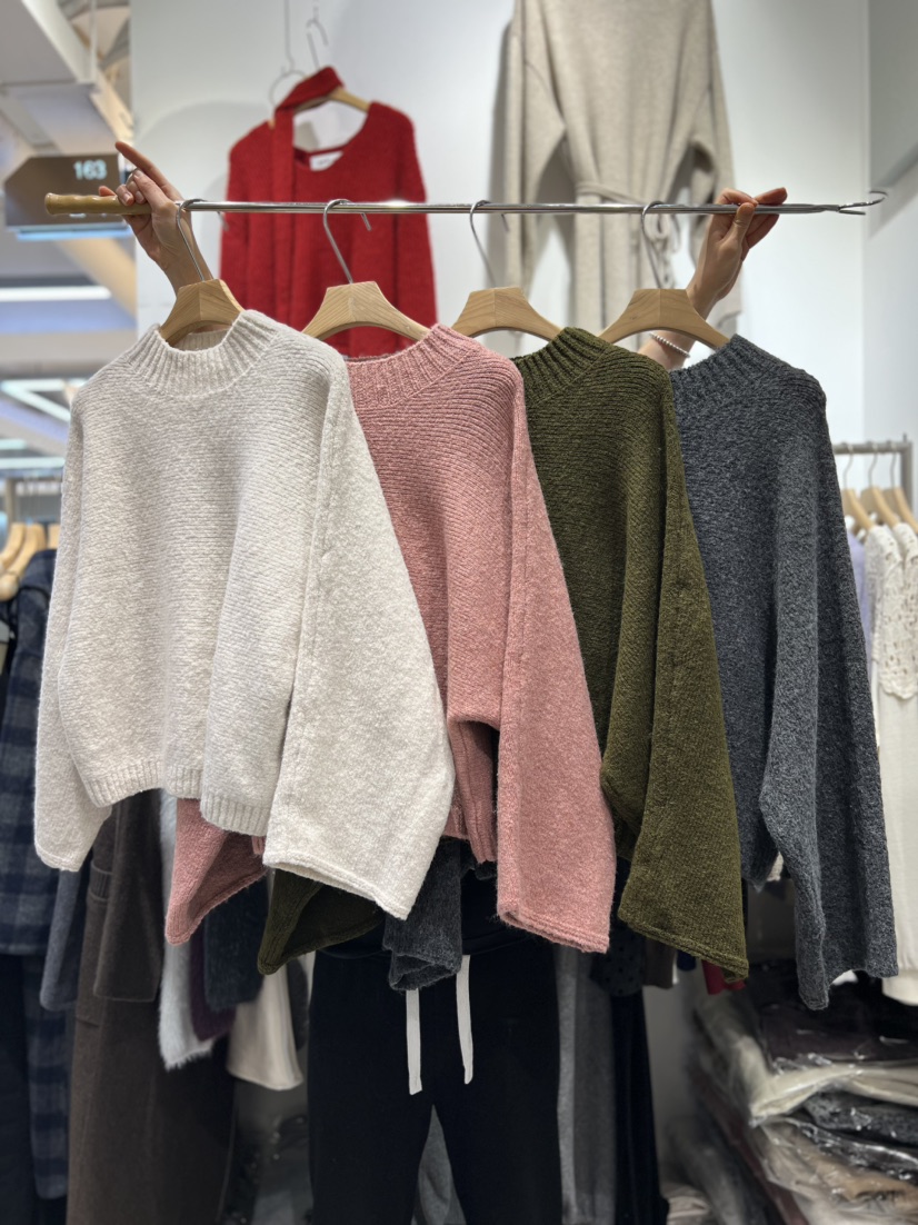 OLA東大門㊣代購女士新品休閑推薦職業人氣時尚25秋冬針織衫mellor/OLA針織衫