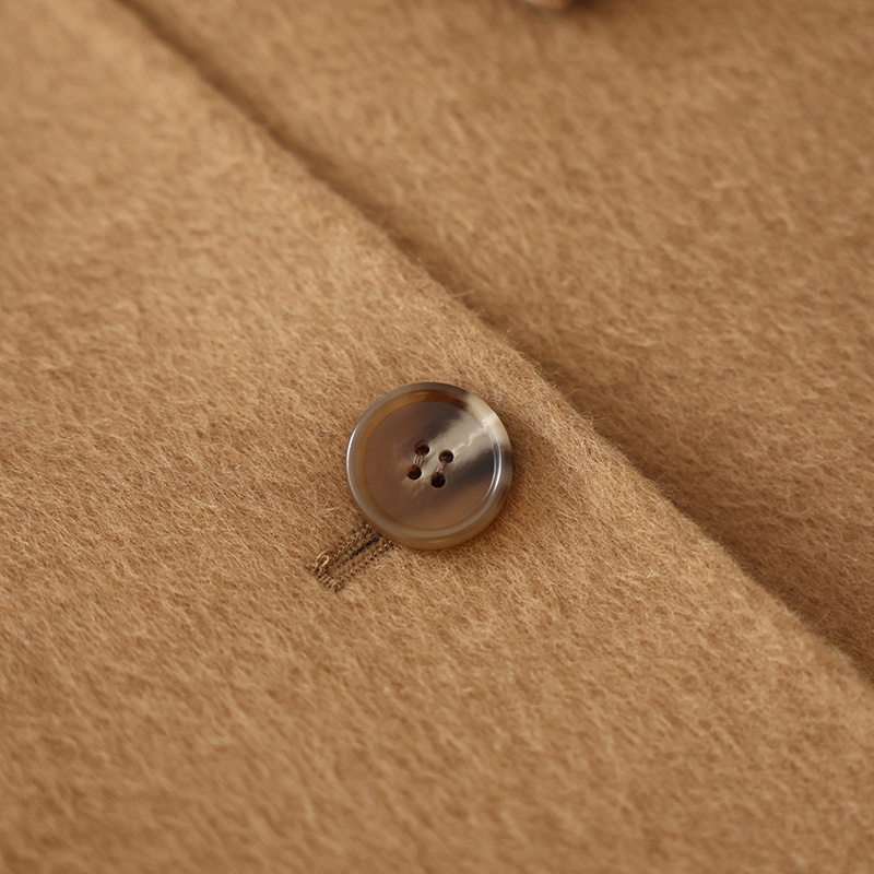 HER東大門㊣實拍女裝新品休閑人氣推薦真品中長款大衣含腰帶HANNA21中長款大衣