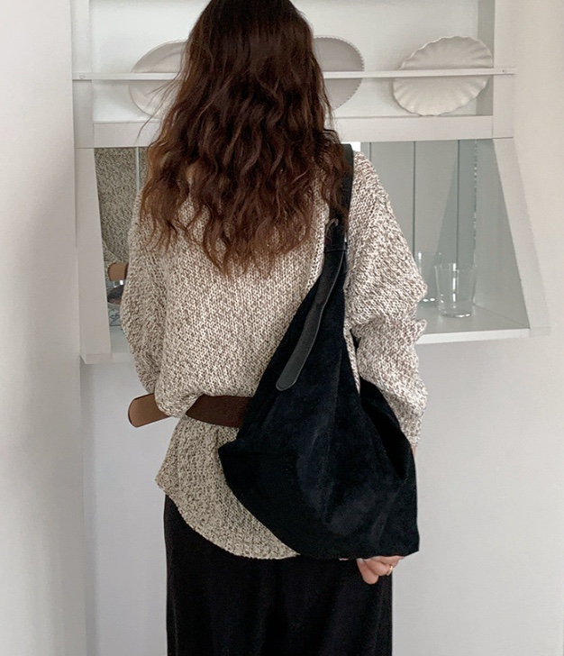 POSH BLUE韓國代購㊣女裝新款25秋冬推薦熱賣單肩斜跨包麂皮POSH BLUE單肩/斜跨包