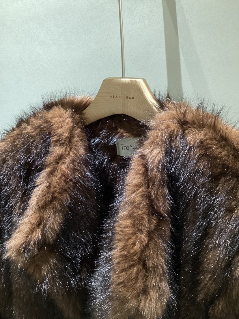 NEAR LEAP-P韓國直郵㊣女裝新款人氣休閑職業推薦短款大衣絨NEAR LEAP短款大衣