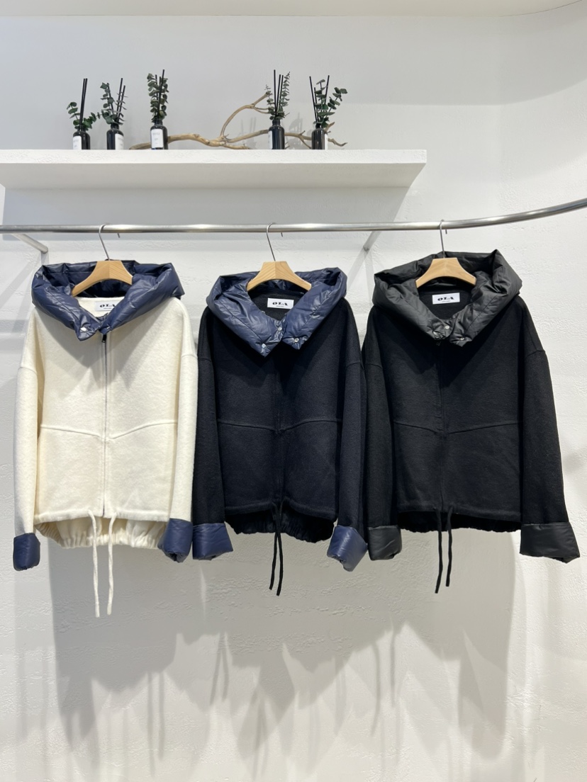 OLA東大門㊣代購女裝新款真品25秋冬人氣職業時尚推薦短款大衣mellor/OLA短款大衣