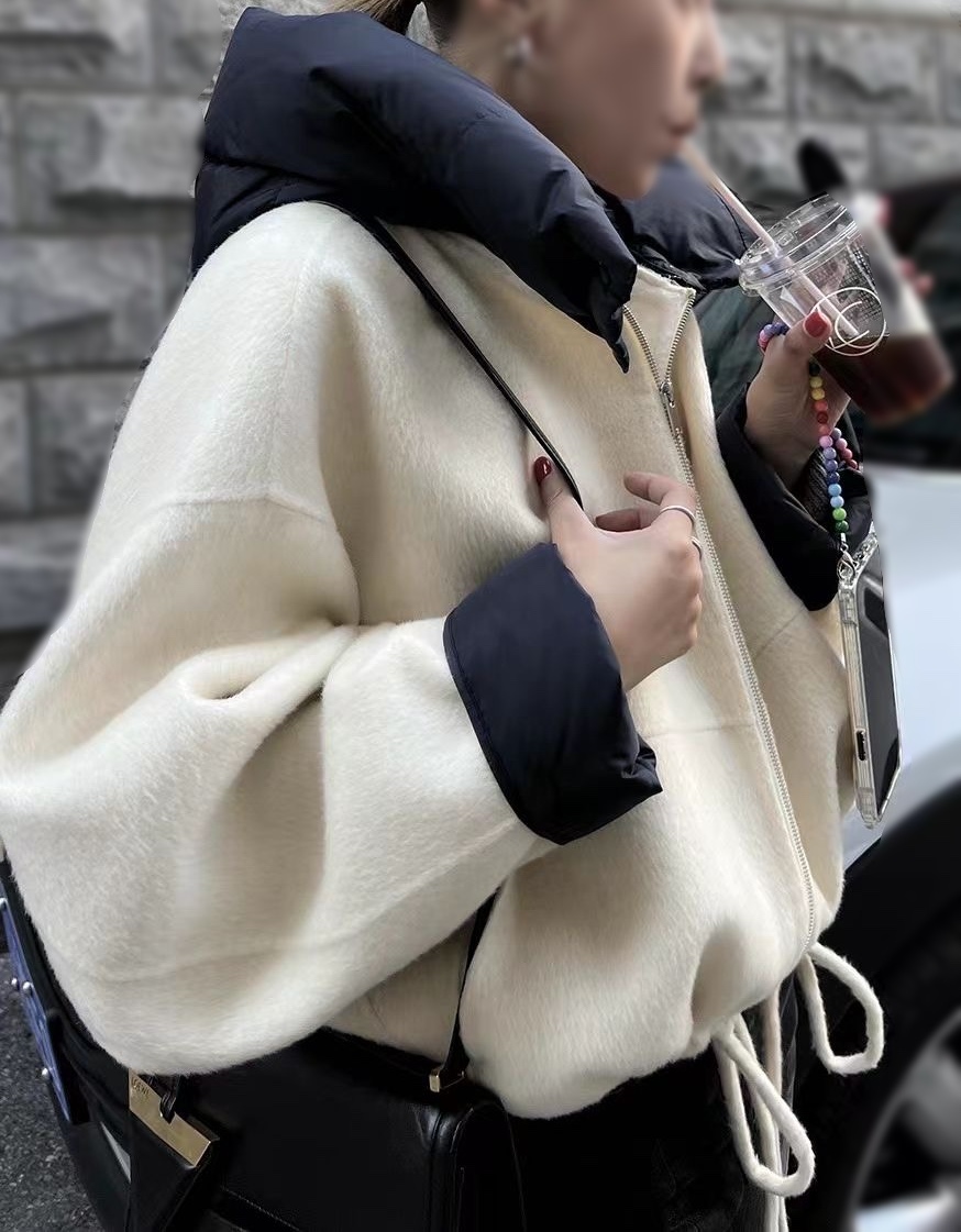 OLA東大門㊣代購女裝新款真品25秋冬人氣職業時尚推薦短款大衣mellor/OLA短款大衣