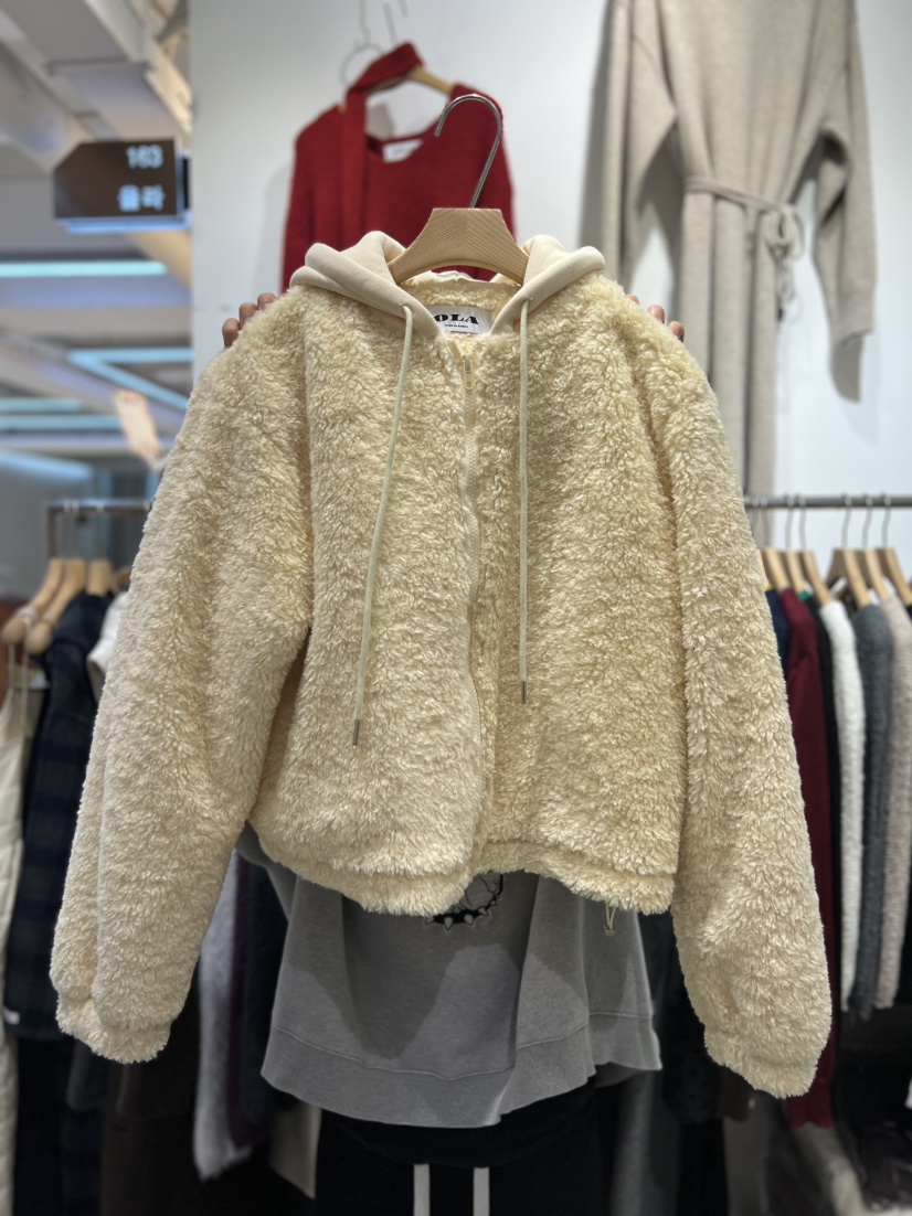 OLA東大門㊣代購女裝新品人氣熱賣職業時尚25秋冬短款大衣拉鏈mellor/OLA短款大衣圖色2