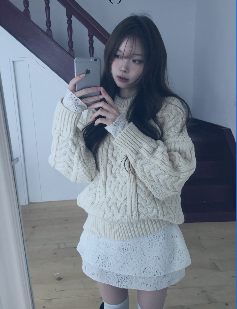 KSUBI韓國代購㊣女士新款熱賣25秋冬職業休閑時尚推薦針織衫KSUBI針織衫