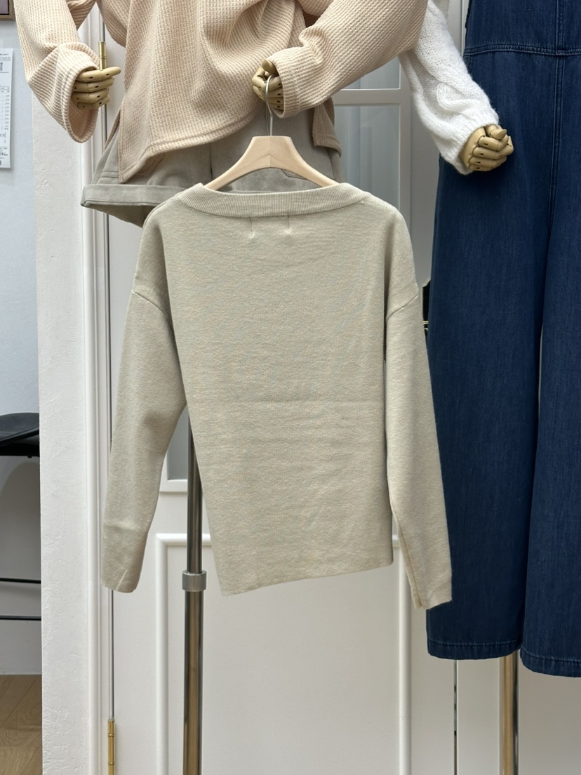 RE:FRESH-L韓國代購㊣女裝新款25秋冬熱賣人氣推薦休閑針織衫RE:FRESH針織衫