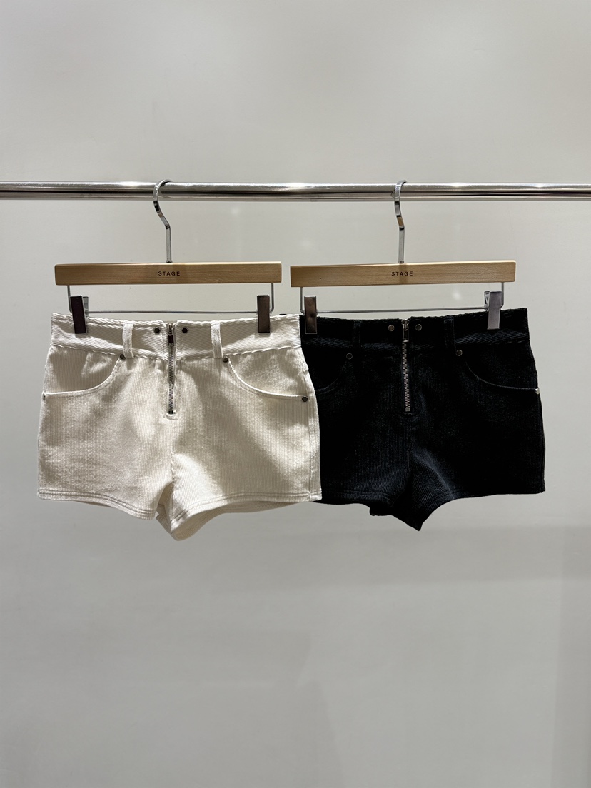 STAGE東大門㊣直郵女士新品25秋冬真品人氣時尚推薦短褲燈芯絨STAGE短褲