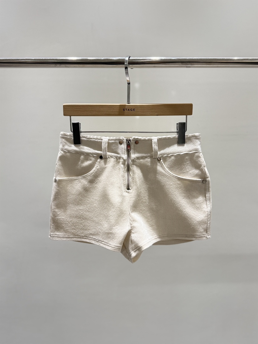 STAGE東大門㊣直郵女士新品25秋冬真品人氣時尚推薦短褲燈芯絨STAGE短褲圖色1