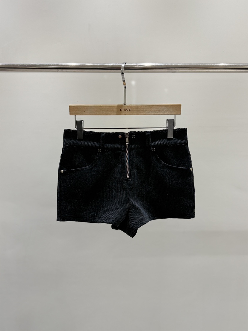 STAGE東大門㊣直郵女士新品25秋冬真品人氣時尚推薦短褲燈芯絨STAGE短褲圖色2