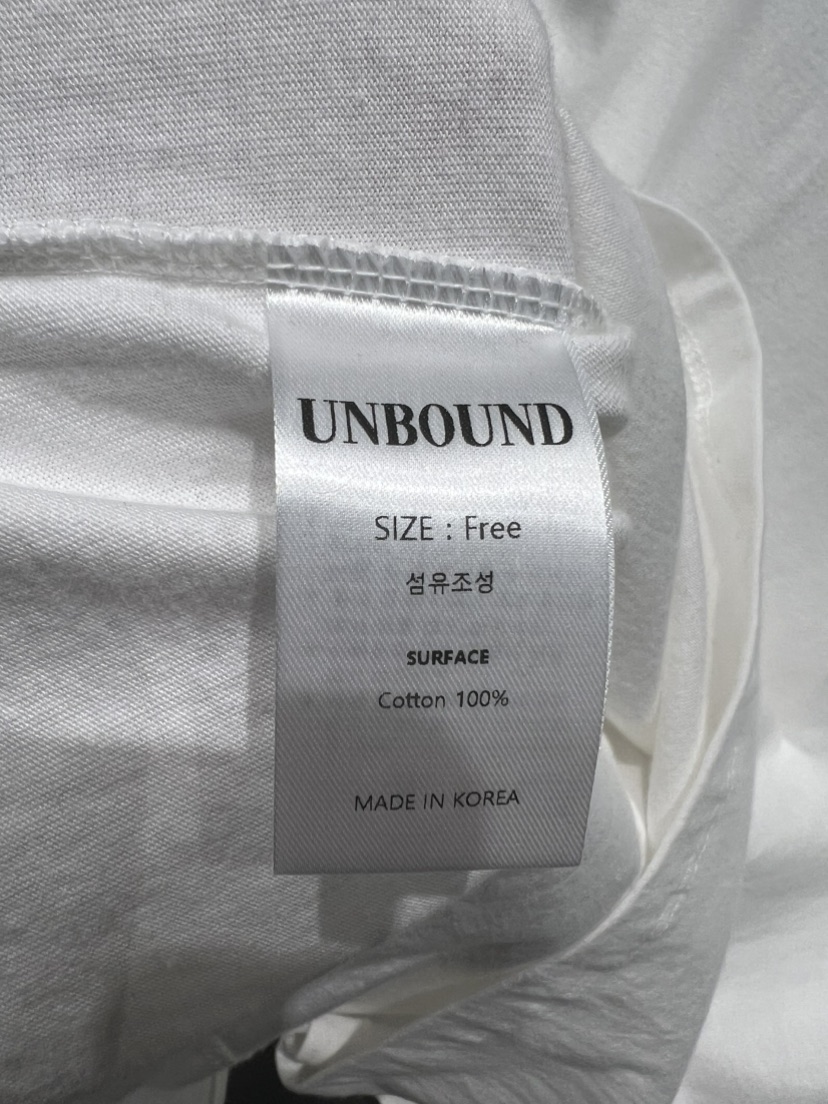 UNBOUND韓國直郵㊣女裝新款休閑職業時尚真品25秋冬人氣T恤UNBOUNDT恤