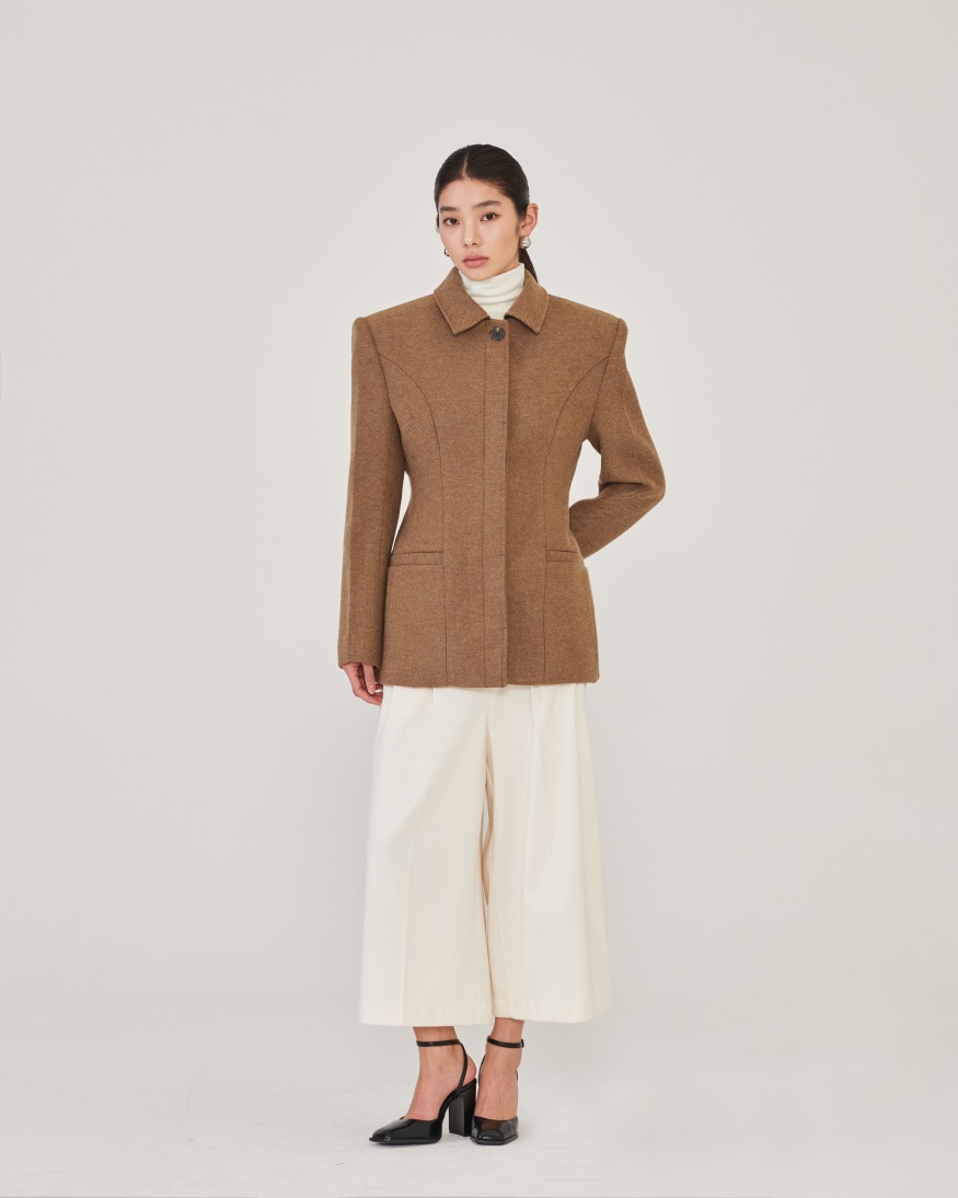 STAGE東大門㊣實拍女士新品時尚25秋冬真品職業熱賣人氣夾克STAGE夾克