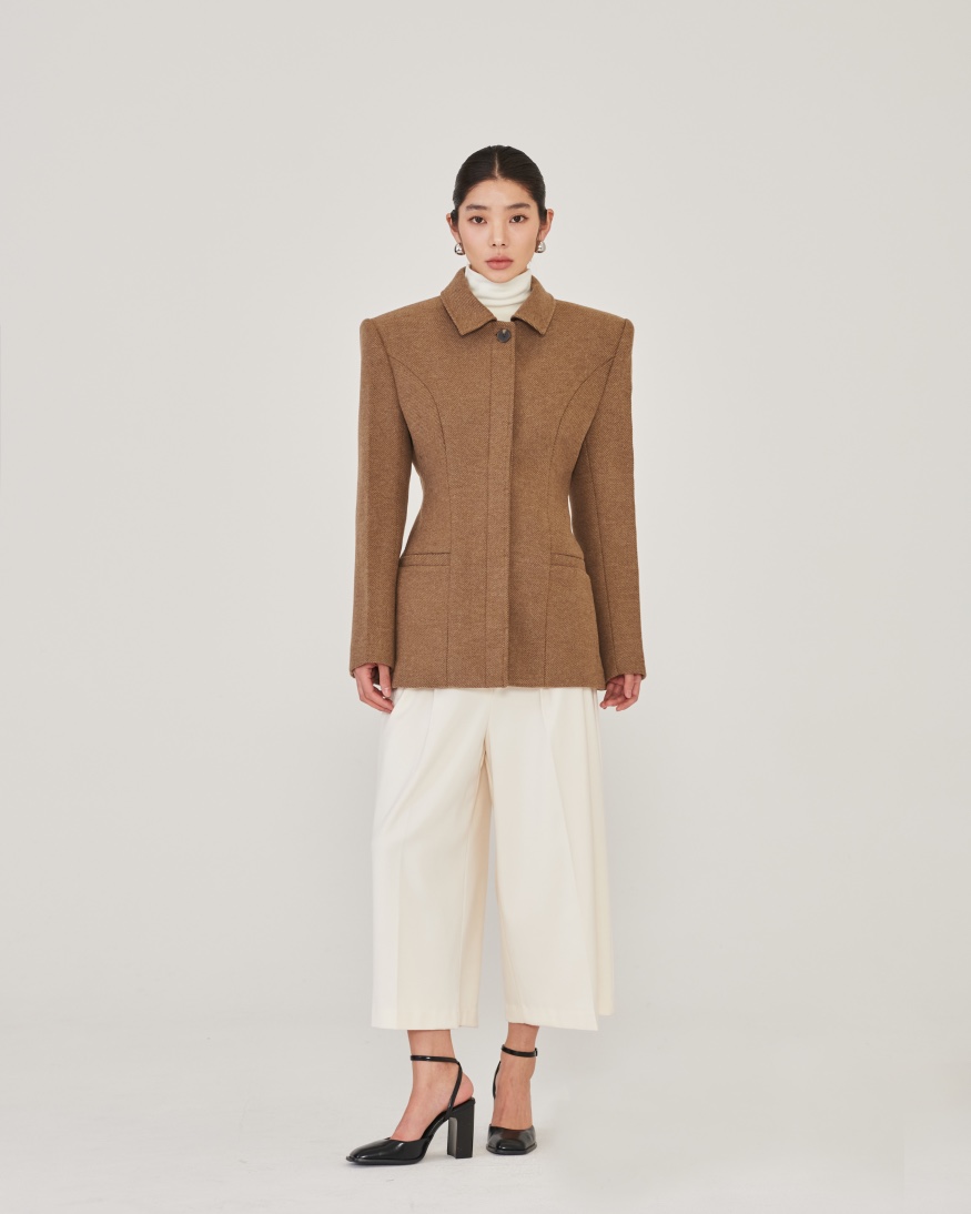 STAGE東大門㊣實拍女士新品時尚25秋冬真品職業熱賣人氣夾克STAGE夾克