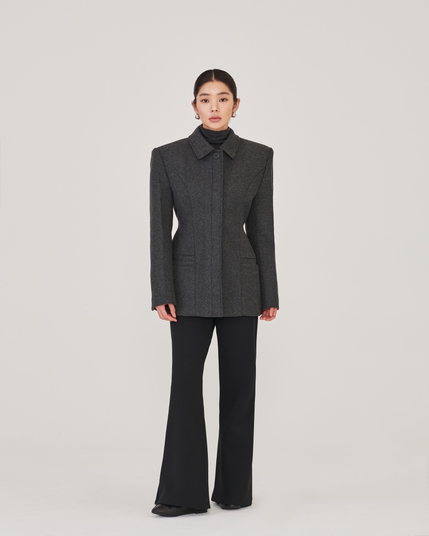 STAGE東大門㊣實拍女士新品時尚25秋冬真品職業熱賣人氣夾克STAGE夾克