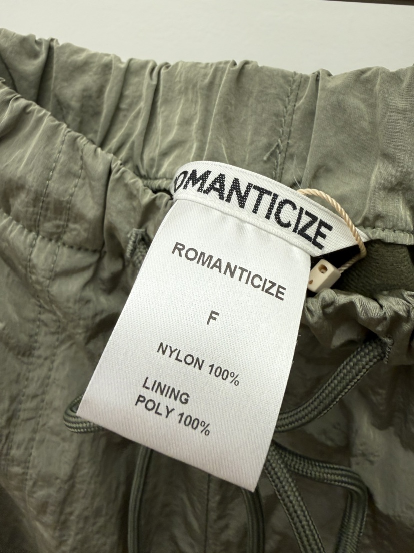 ROMANTICIZE東大門㊣代購女士新品25秋冬人氣休閑休閑褲尼龍ROMANTICIZE休閑褲