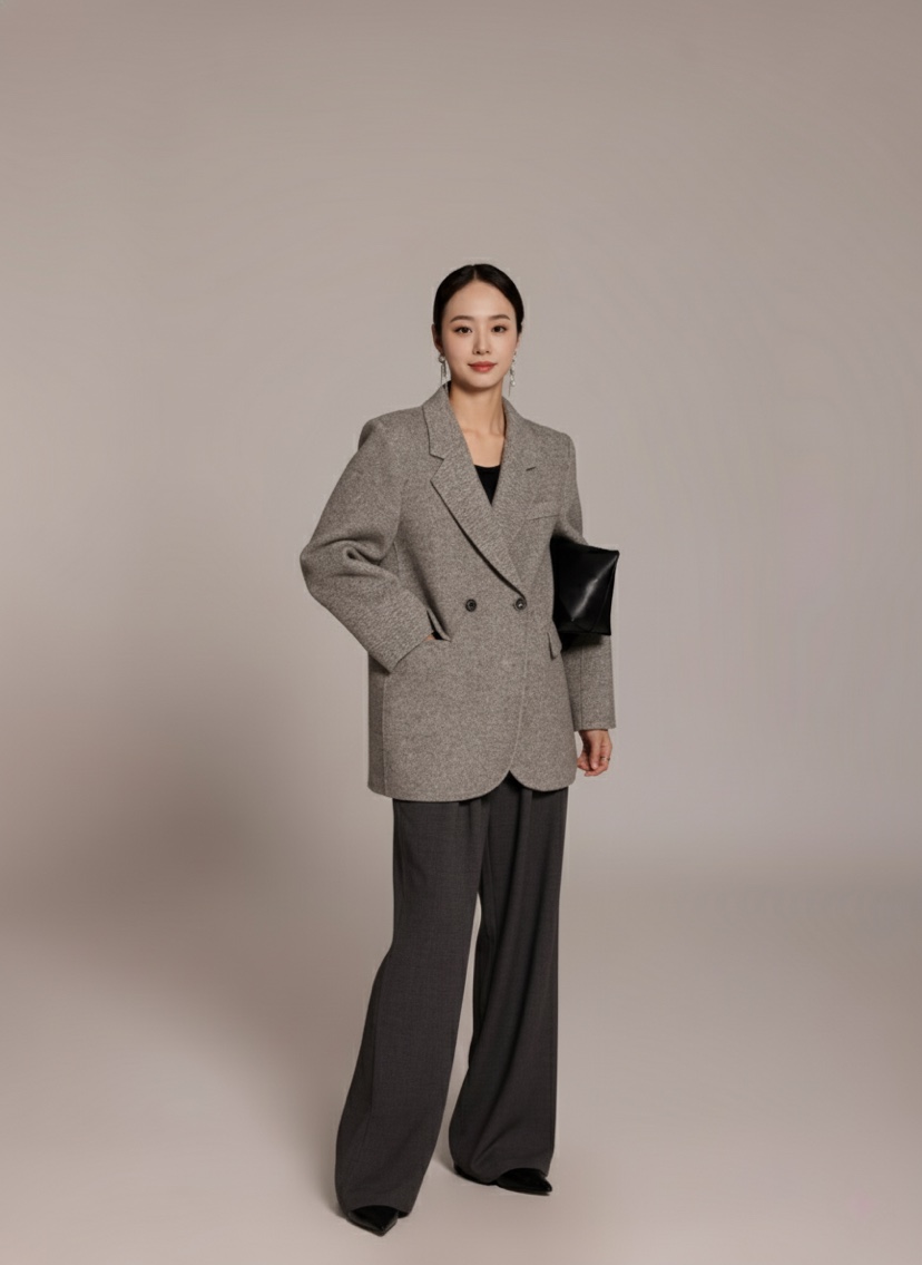 HER韓國直郵㊣女士新品時尚人氣推薦休閑職業真品25秋冬夾克HANNA21夾克