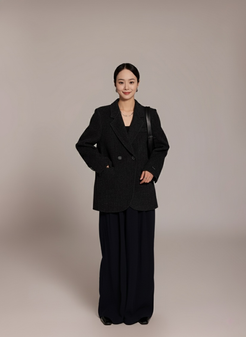 HER韓國直郵㊣女士新品時尚人氣推薦休閑職業真品25秋冬夾克HANNA21夾克