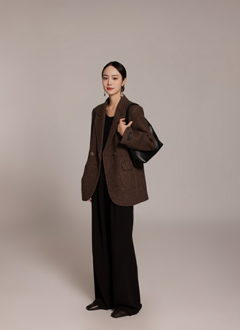 HER韓國直郵㊣女士新品時尚人氣推薦休閑職業真品25秋冬夾克HANNA21夾克