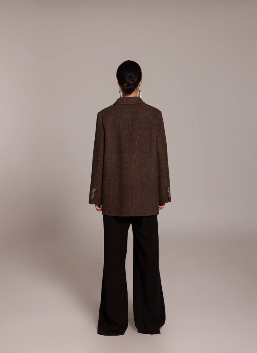 HER韓國直郵㊣女士新品時尚人氣推薦休閑職業真品25秋冬夾克HANNA21夾克