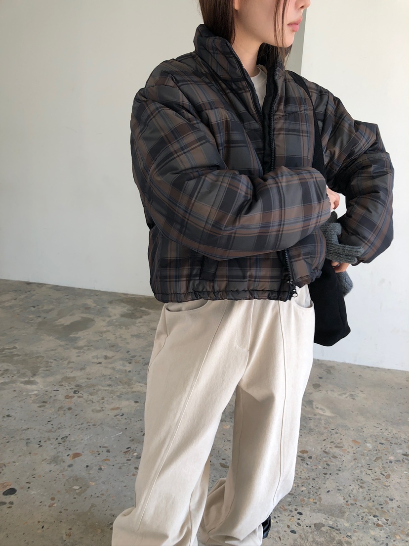 UNBOUND韓國代購㊣女裝新款休閑25秋冬職業真品熱賣短款棉服UNBOUND短款棉服