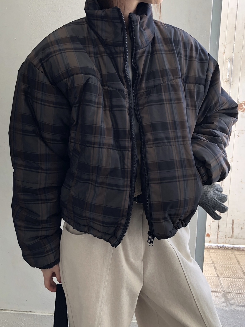 UNBOUND韓國代購㊣女裝新款休閑25秋冬職業真品熱賣短款棉服UNBOUND短款棉服