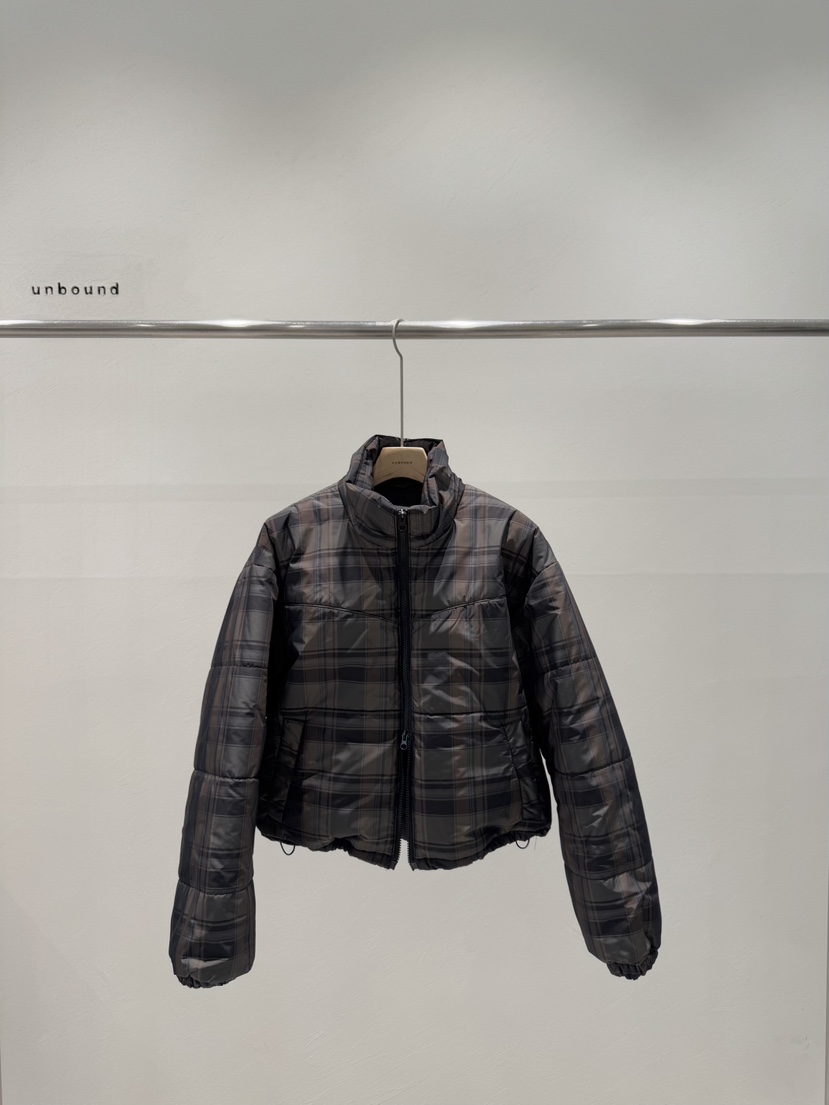 UNBOUND韓國代購㊣女裝新款休閑25秋冬職業真品熱賣短款棉服UNBOUND短款棉服