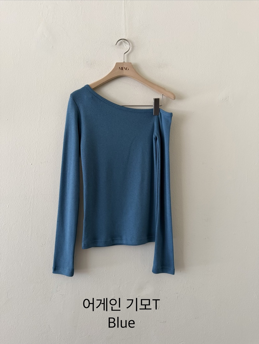 MENG韓國代購㊣女士新品熱賣時尚職業休閑推薦人氣25秋冬長袖T恤MENG長袖T恤
