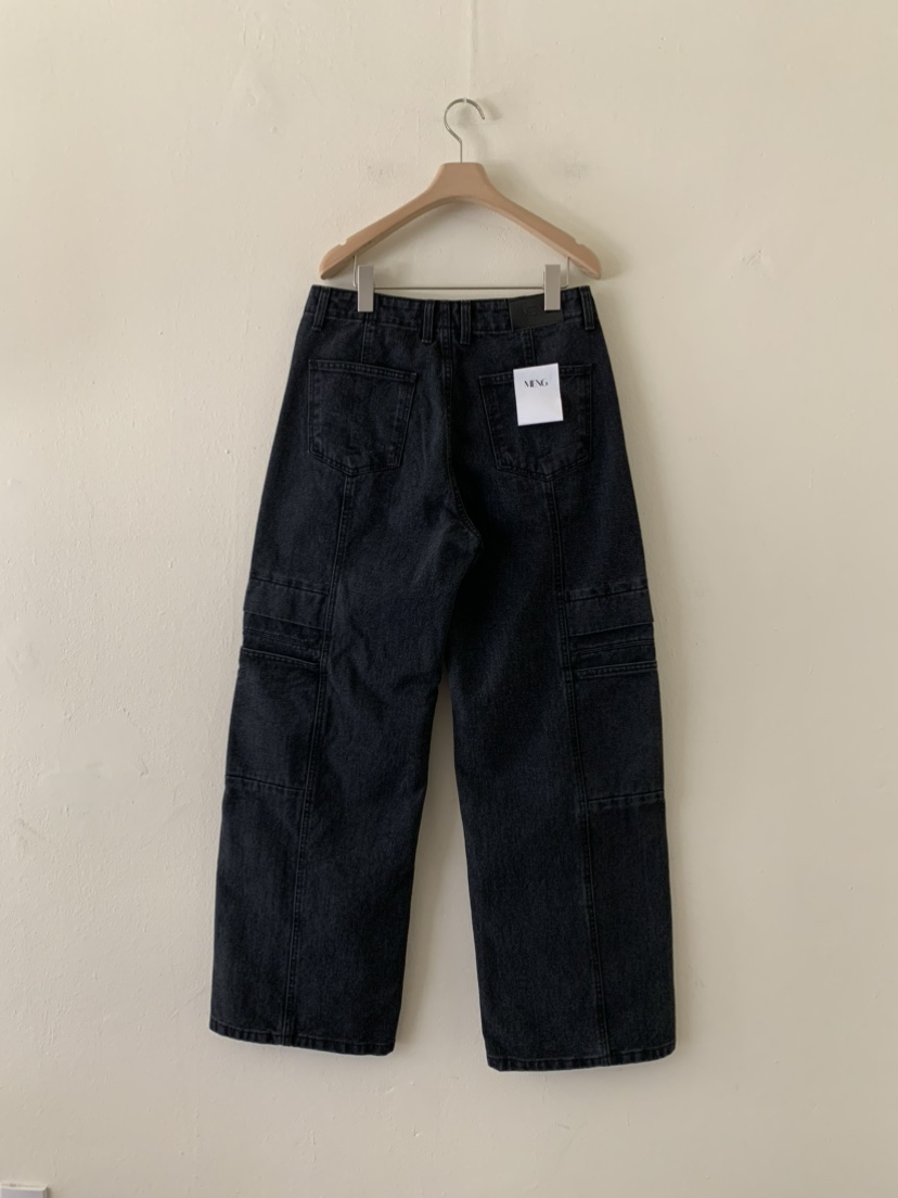 MENG東大門㊣代購女裝新款推薦時尚熱賣休閑人氣牛仔褲抓絨MENG牛仔褲