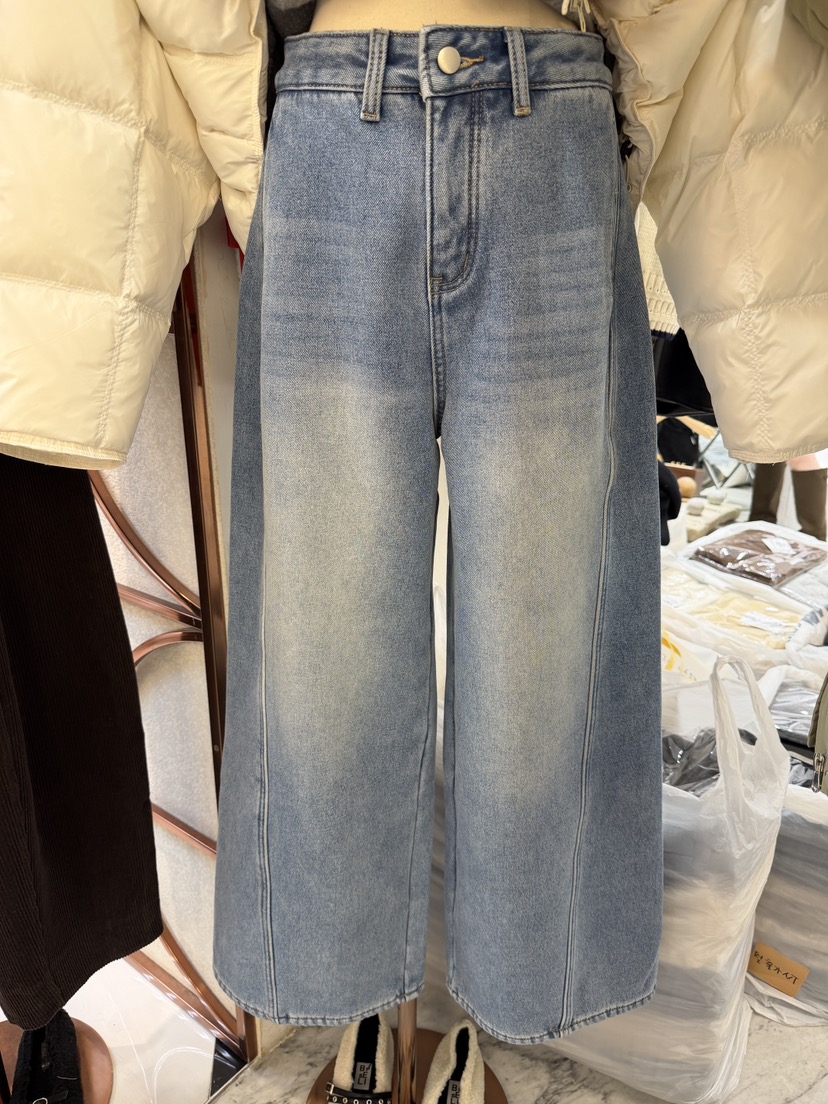 SYMBOL韓國代購㊣女士新款25秋冬熱賣人氣真品推薦牛仔褲加絨SYMBOL牛仔褲