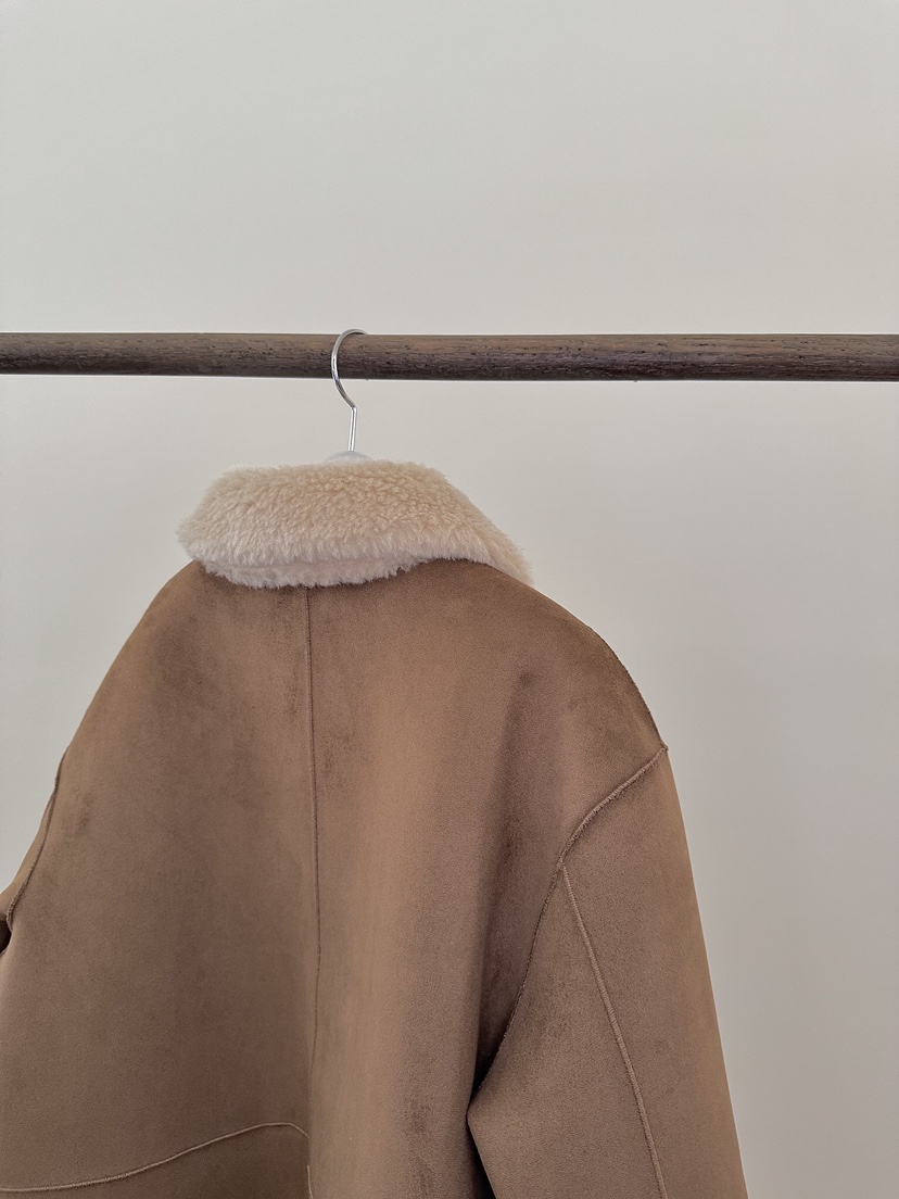 ERUME東大門㊣實拍女士新款推薦時尚真品職業短款大衣羊毛雙面ERUME短款大衣