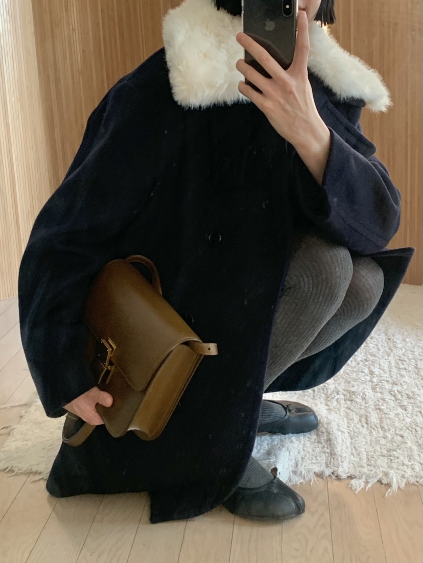 ARBOL韓國直郵㊣女裝新品熱賣真品25秋冬職業推薦中長款大衣ARBOL中長款大衣