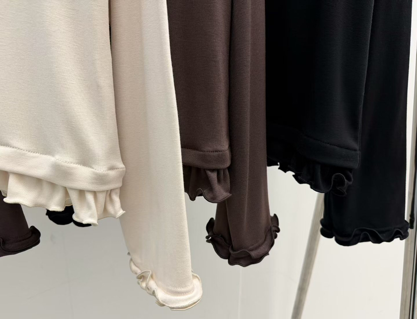 LOVABLE韓國直郵㊣女士新品25秋冬人氣時尚職業推薦長袖T恤LOVABLE長袖T恤