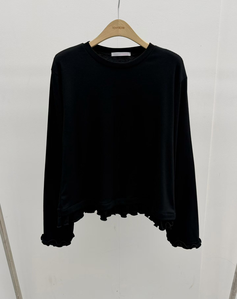 LOVABLE韓國直郵㊣女士新品25秋冬人氣時尚職業推薦長袖T恤LOVABLE長袖T恤圖色3