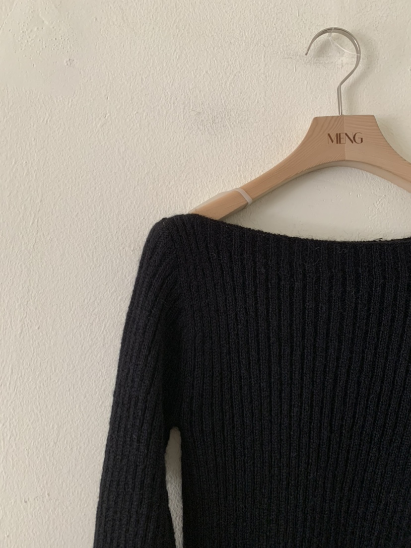 MENG韓國代購㊣女士新款推薦熱賣休閑職業25秋冬針織衫羊駝MENG針織衫
