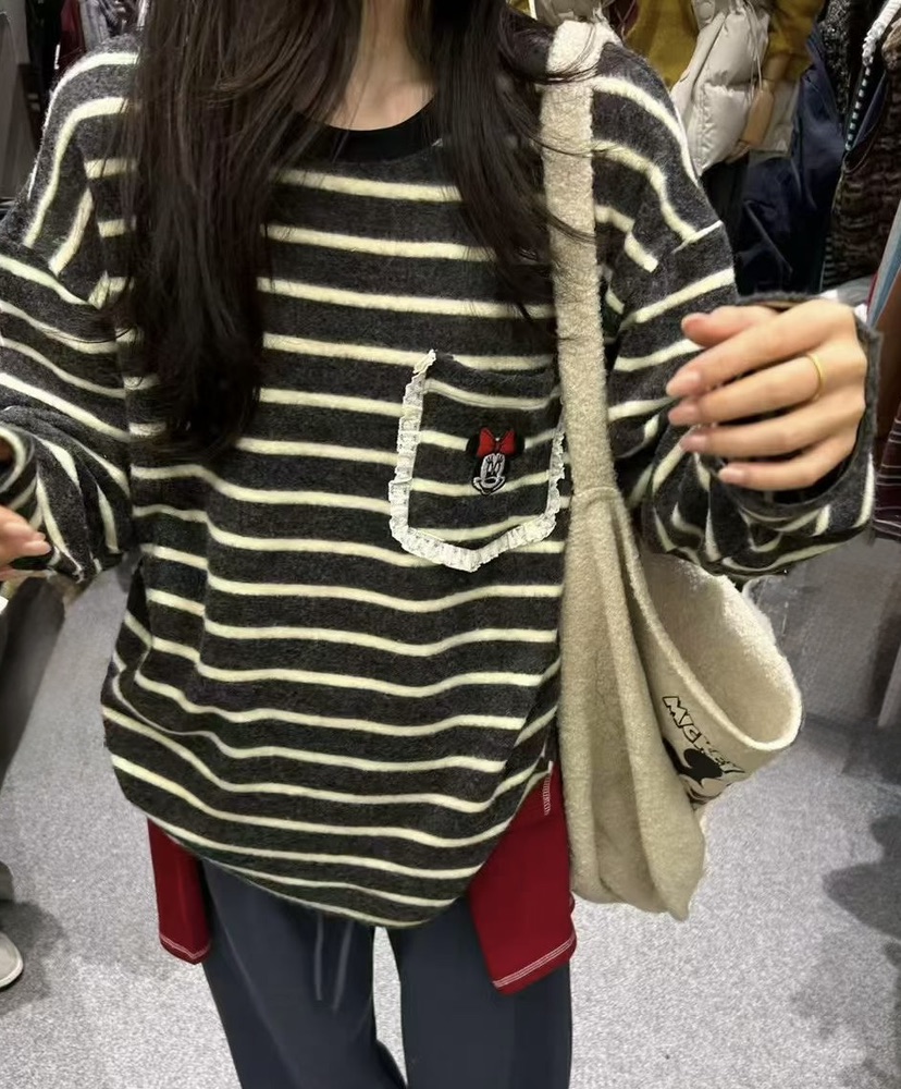 SYMBOL韓國代購㊣女裝新款推薦真品25秋冬熱賣休閑時尚長袖T恤SYMBOL長袖T恤圖色1