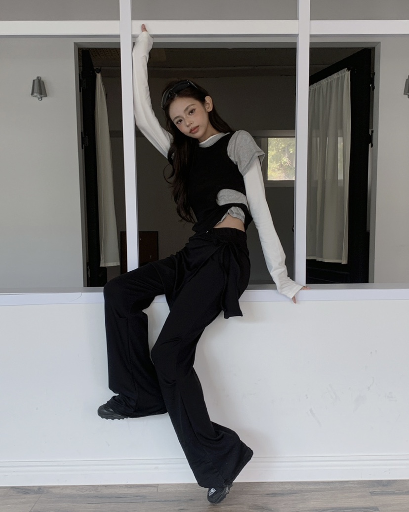 LIVE AID-P東大門㊣實拍女裝新品推薦真品職業25秋冬裙褲套裝LIVE AID-P裙褲